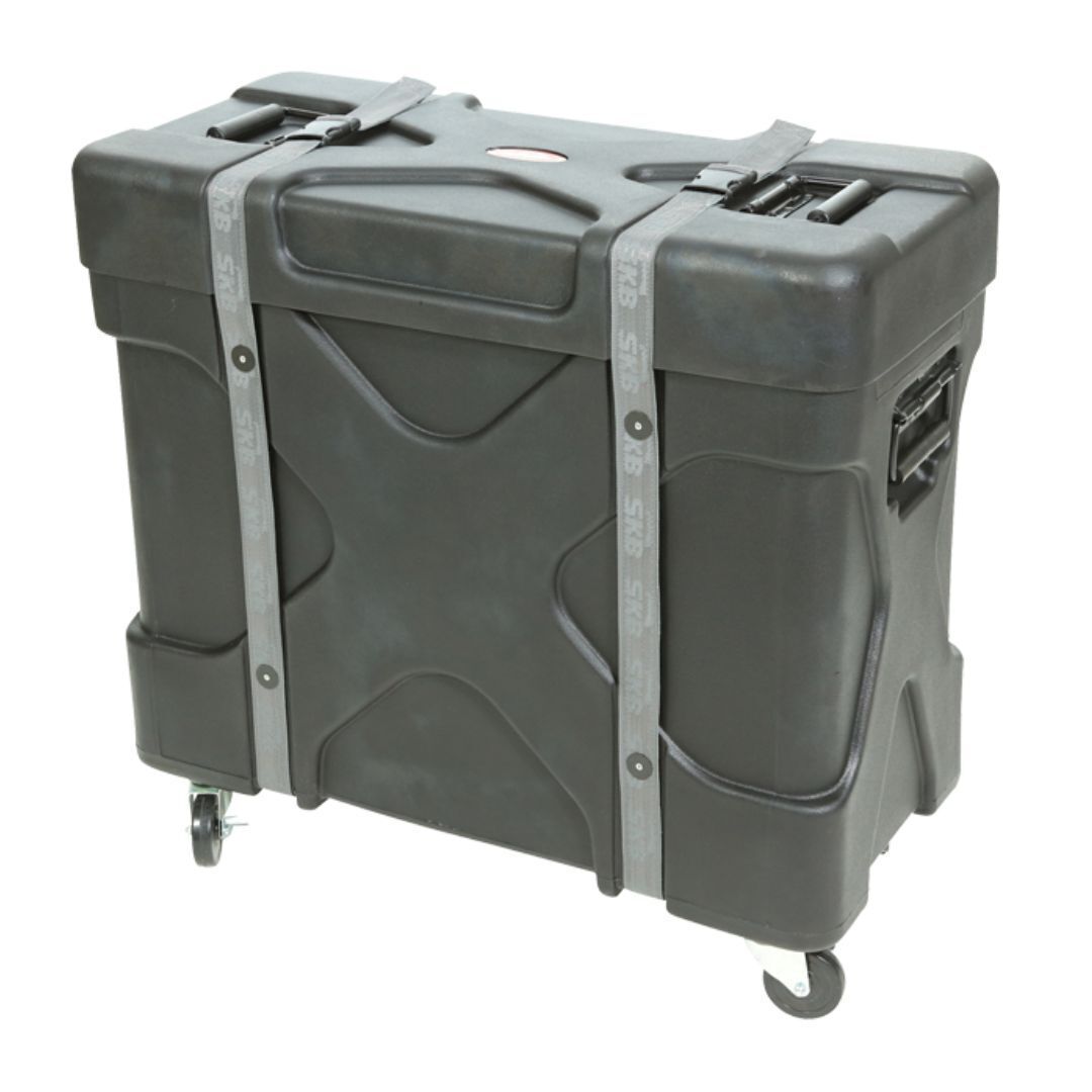 SKB 1SKB-TPX2 Roto-Molded Trap X2 Drum Hardware Case w/built-in Cymbal Vault