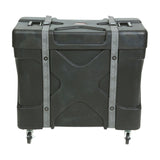 SKB 1SKB-TPX2 Roto-Molded Trap X2 Drum Hardware Case w/built-in Cymbal Vault