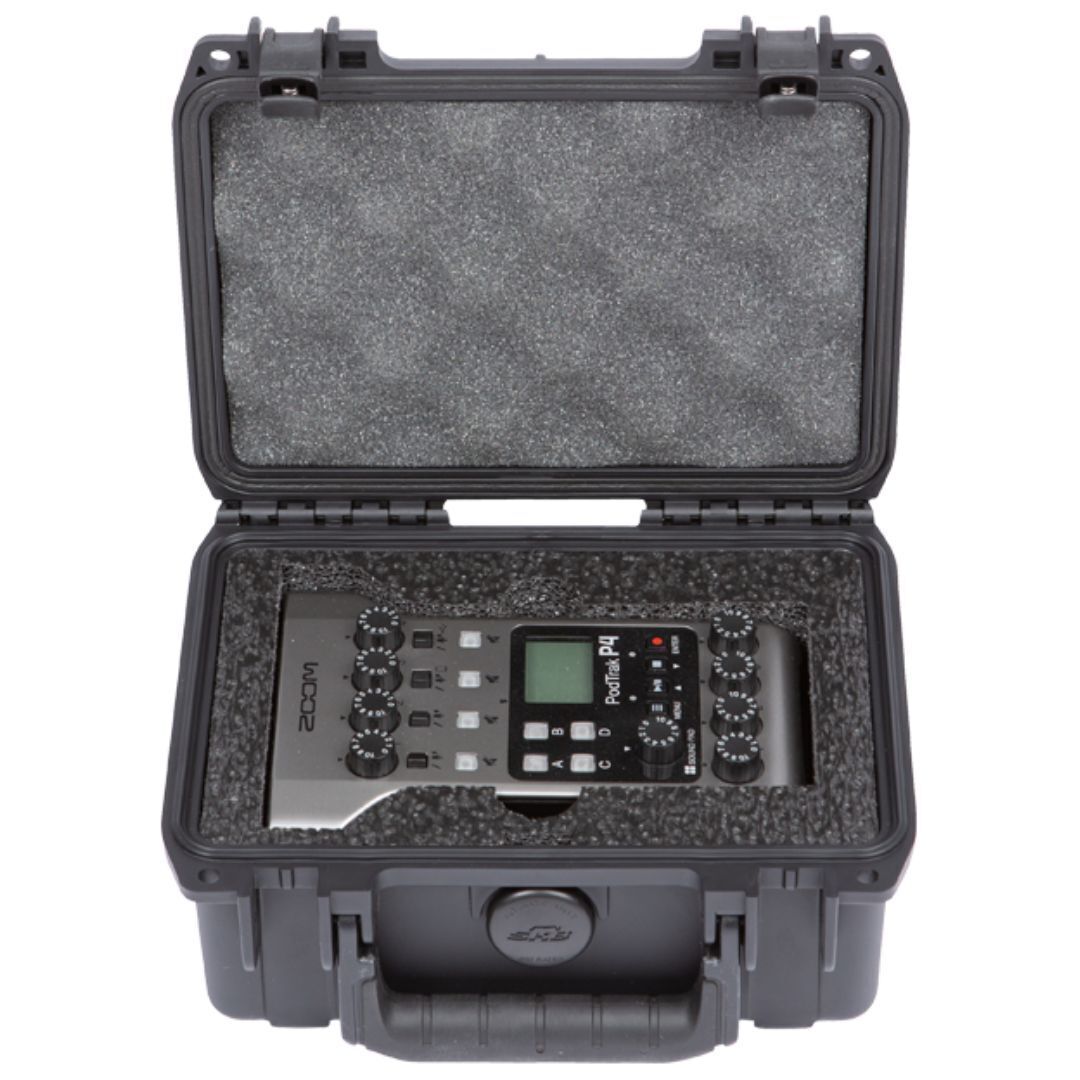 SKB 3i0705-3-P4 iSeries Zoom PodTRAK P4 Podcast mixer and Accessory Case