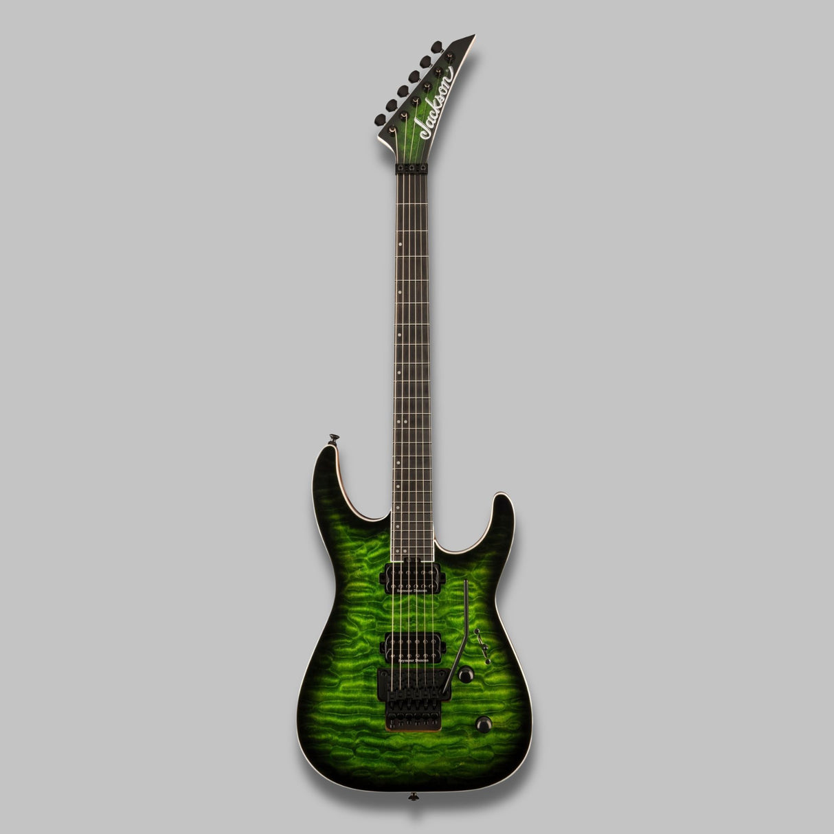 Jackson Pro Plus Series Soloist DKAQ Electric Guitar (Emerald Green) with Case