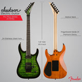 Jackson Pro Plus Series Soloist DKAQ Electric Guitar (Emerald Green) with Case