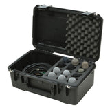 SKB Music iSeries Waterproof 12-Mic Case with Storage Compartment
