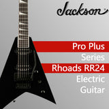 Jackson Pro Plus Series Rhoads RR24 Electric Guitar (Deep Black) with Case