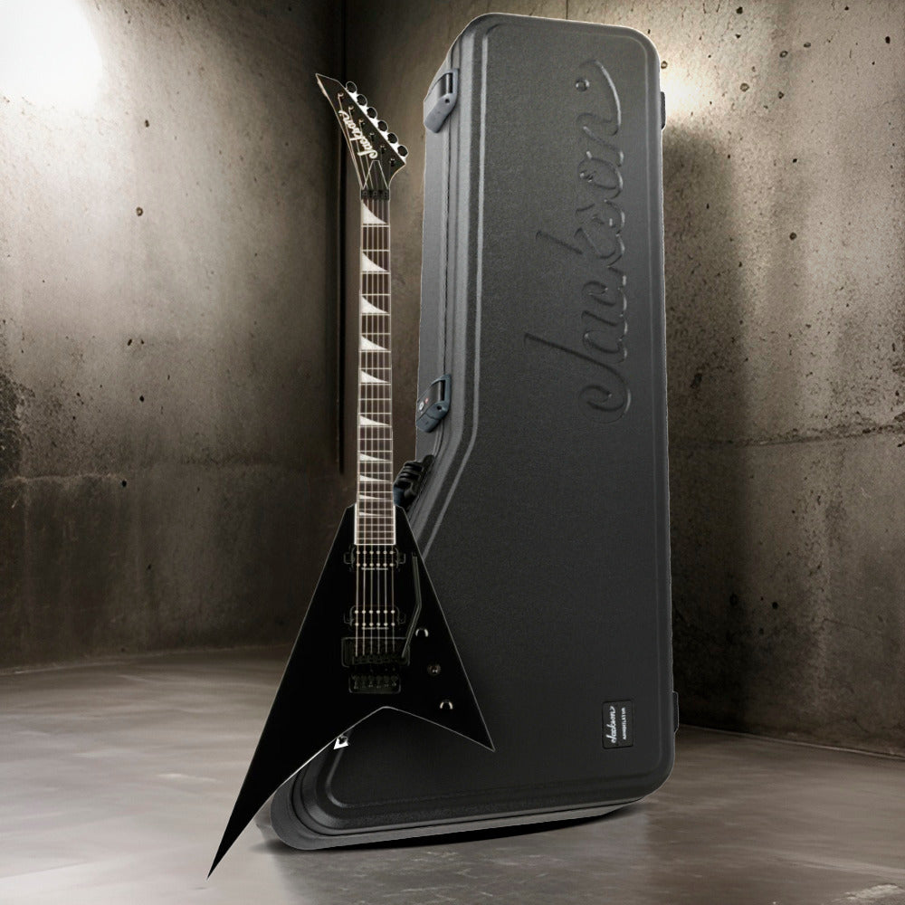 Jackson Pro Plus Series Rhoads RR24 Electric Guitar (Deep Black) with Case