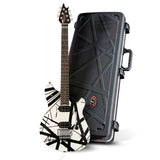 EVH Wolfgang Special Striped Electric Guitar (Black and White) with Case