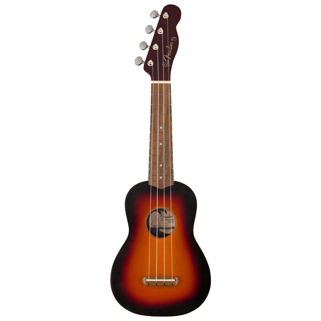 Fender Venice Soprano Uke, Walnut Fingerboard, 2-Color Sunburst
