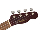 Fender Venice Soprano Uke, Walnut Fingerboard, 2-Color Sunburst