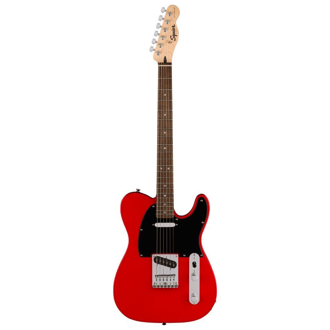 Squier Sonic Telecaster, Laurel Fingerboard, Black Pickguard, Torino Red
