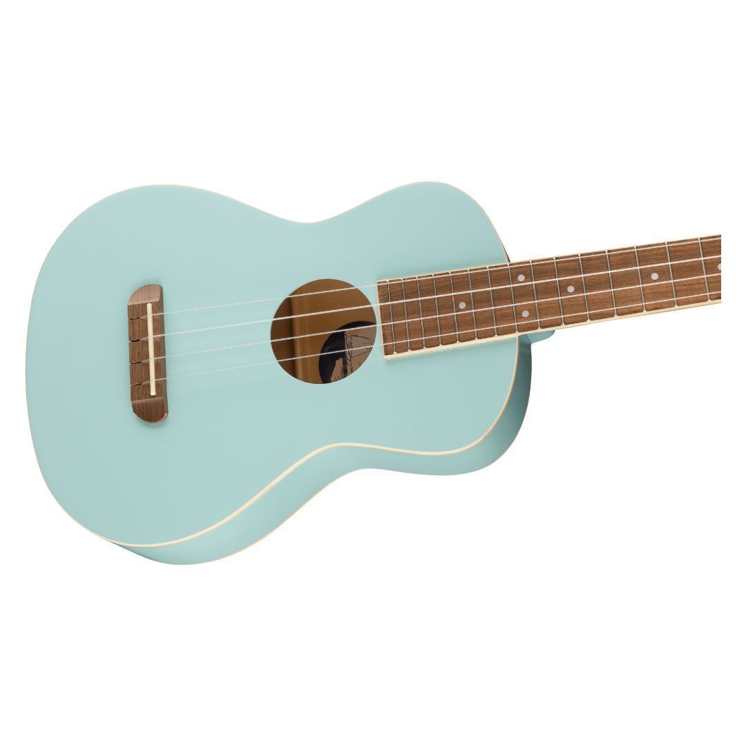 Fender Avalon Tenor Ukulele, Walnut Fingerboard, Daphne Blue