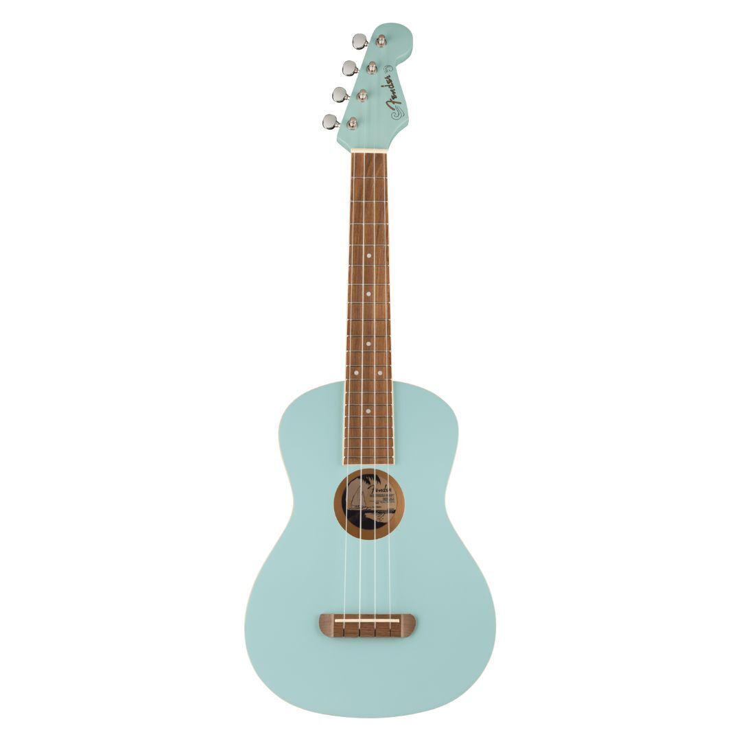 Fender Avalon Tenor Ukulele, Walnut Fingerboard, Daphne Blue