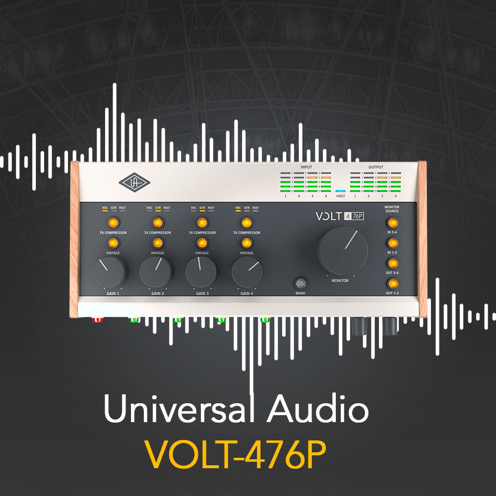 Universal Audio VOLT-476P USB Audio Interface with Headphones, and Accessories
