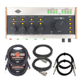 Universal Audio VOLT-476P USB Audio Interface with XLR, Guitar and TRS Cables
