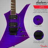 Jackson X Series Kelly KEX Electric Guitar (Deep Purple Metallic) Bundle