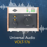 Universal Audio VOLT-176 USB Audio Interface with XLR Cable & 1/4 in TRS Cables