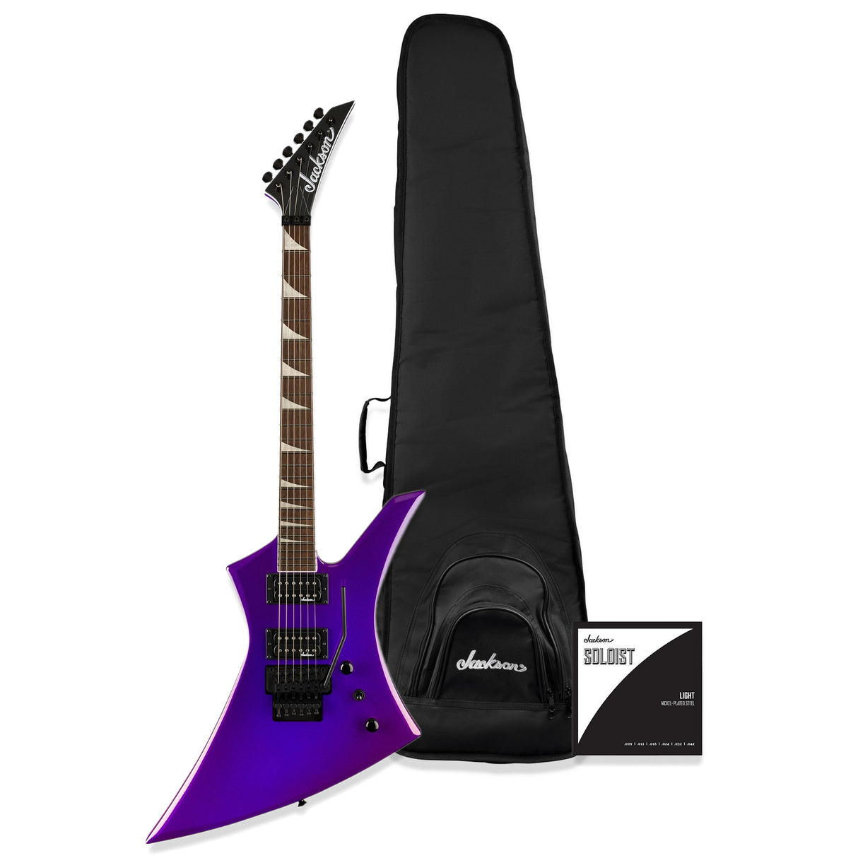 Jackson X Series Kelly KEX Electric Guitar (Deep Purple Metallic) with Bundle