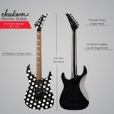 Jackson X Series Soloist SLX DX Electric Guitar (Polka Dot) Bundle