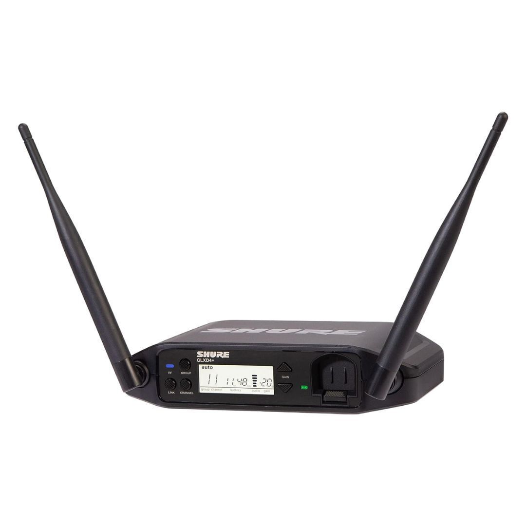 Shure GLXD4+ Pro Digital Wireless Single Channel Receiver, Dual Band