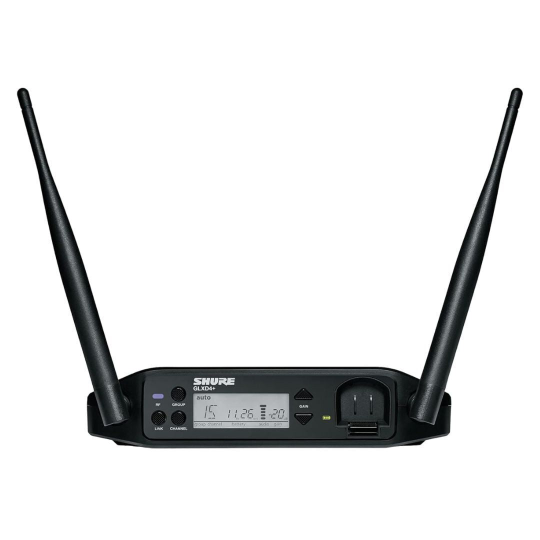 Shure GLXD4+ Pro Digital Wireless Single Channel Receiver, Dual Band