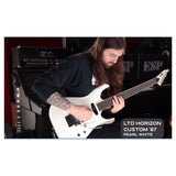 ESP LTD Horizon Custom 87 Electric Guitar, Pearl White