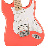 Fender Squier Sonic Stratocaster HSS Electric Guitar (Tahitian Coral)