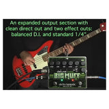 Electro-Harmonix Deluxe Bass Big Muff Pi Fuzz Pedal For Bass