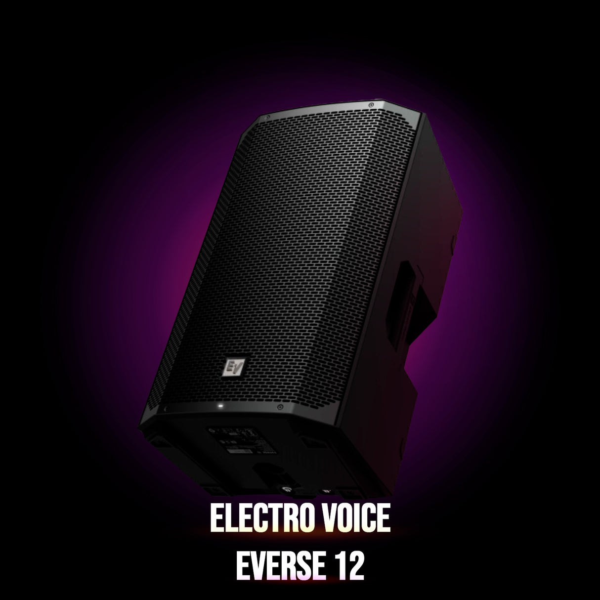 Electro Voice EVERSE 12 12-Inch Battery Powered Speaker (Black) Bundle