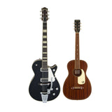 Gretsch G6128T-53 Vintage Select '53 Duo Jet Electric Guitar (Black) with Guitar