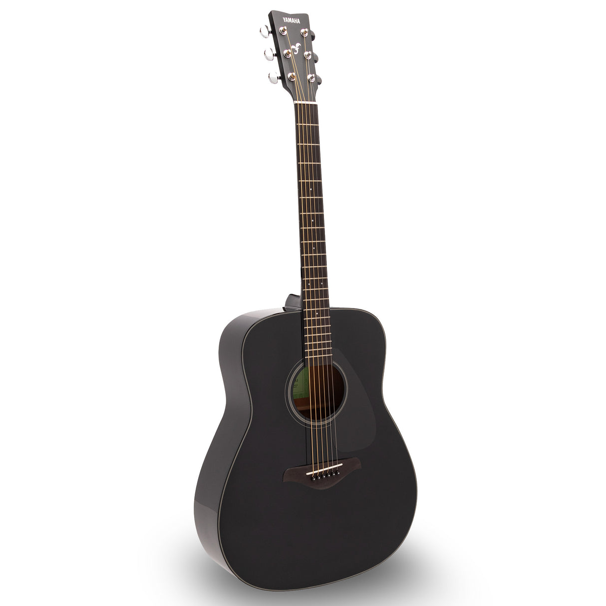 Yamaha FG800J Solid Top Dreadnought Acoustic Guitar, Black