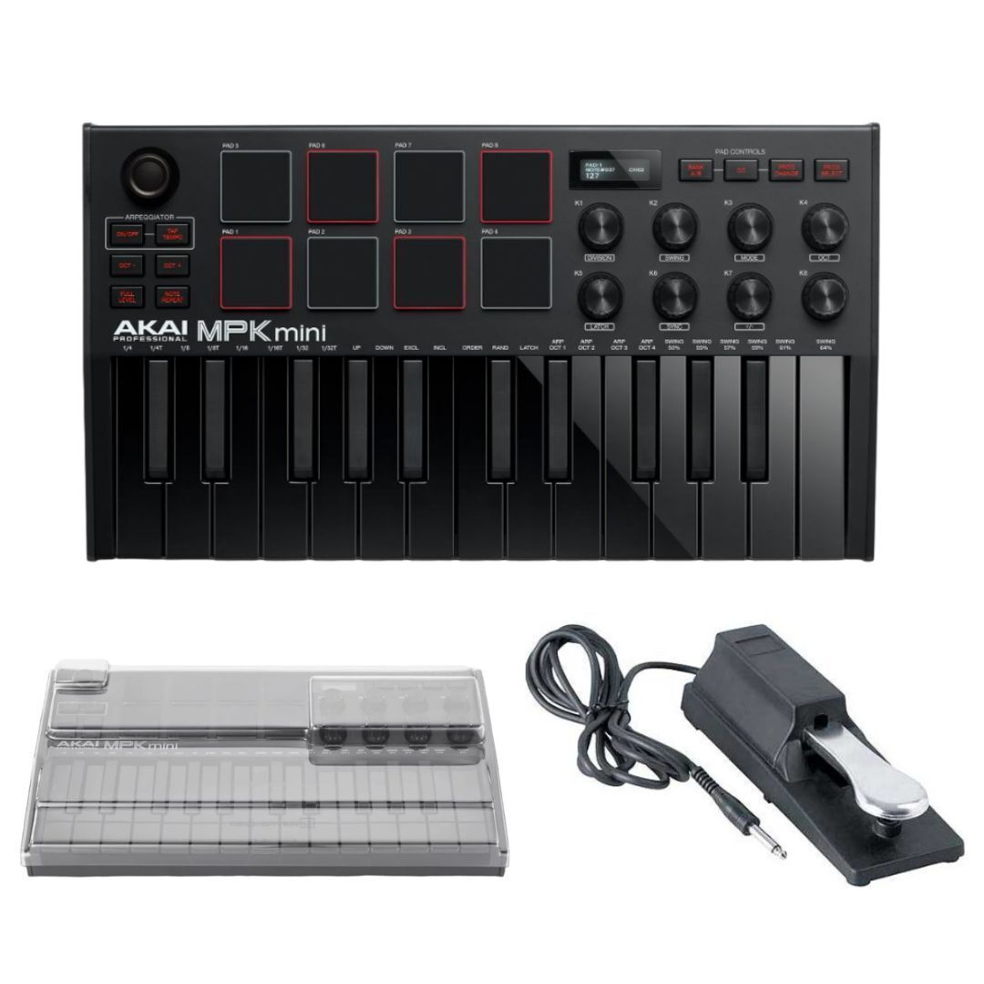 Akai Professional MPK Mini MK III 25-key MIDI Keyboard Controller (Black)