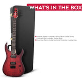 Schecter Sunset-6 Extreme 6-String Electric Guitar (Scarlet Burst) Bundle