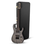 Schecter Sunset-7 Extreme 7-String Electric Guitar (Gray Ghost) Bundle