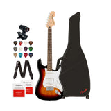 Squier Affinity Series Stratocaster Electric Guitar (Laurel, 3-Color Sunburst)
