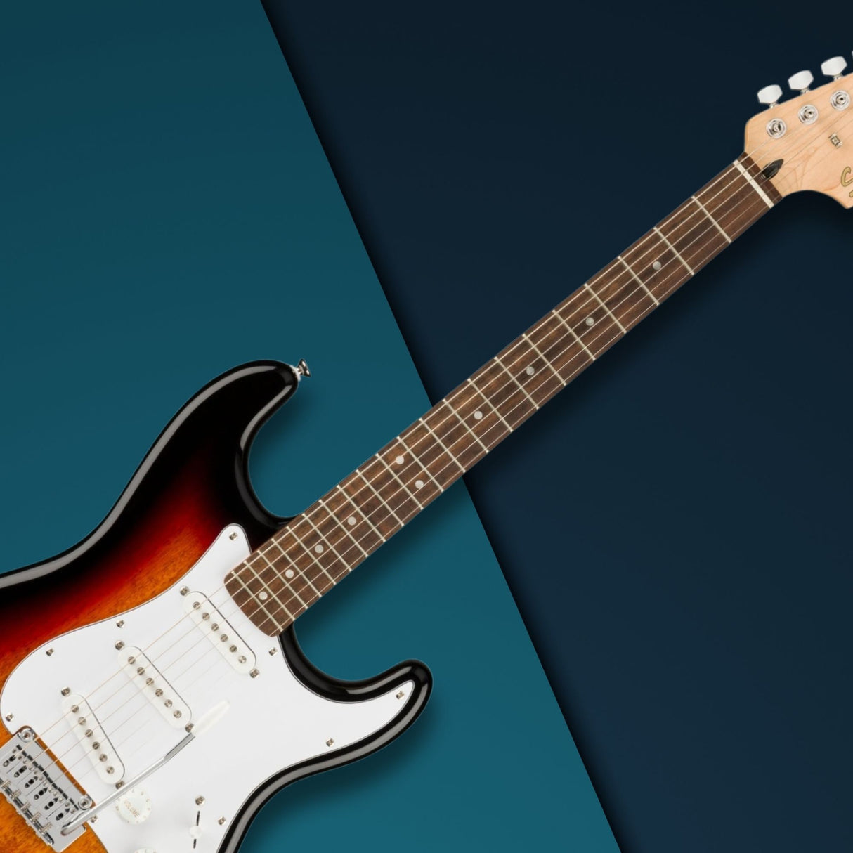 Squier Affinity Series Stratocaster Electric Guitar (Laurel, 3-Color Sunburst)