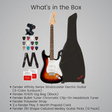 Squier Affinity Series Stratocaster Electric Guitar (Laurel, 3-Color Sunburst)