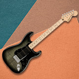 Squier Affinity Series Stratocaster FMT HSS Guitar (Black Burst) Bundle