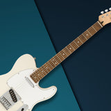 Squier Affinity Series Telecaster Electric Guitar (Olympic White) Bundle