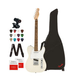 Squier Affinity Series Telecaster Electric Guitar (Olympic White) Bundle