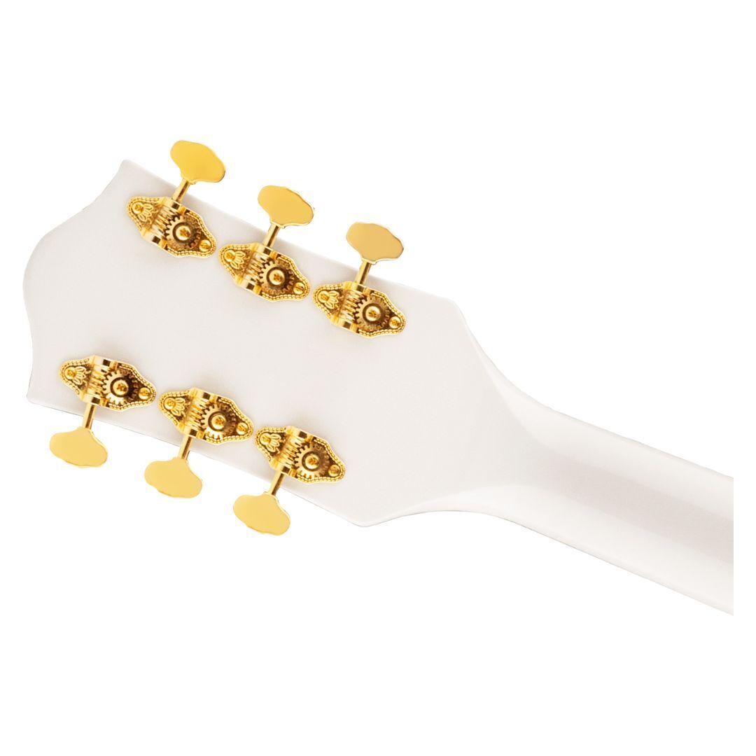 Gretsch G5422TG Electromatic Hollowbody Electric Guitar, Bigsby, Snowcrest White
