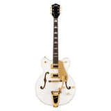 Gretsch G5422TG Electromatic Hollowbody Electric Guitar, Bigsby, Snowcrest White