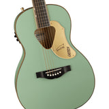 Gretsch G5021E Rancher Penguin Parlor Acoustic-Electric Guitar, Mint Metallic
