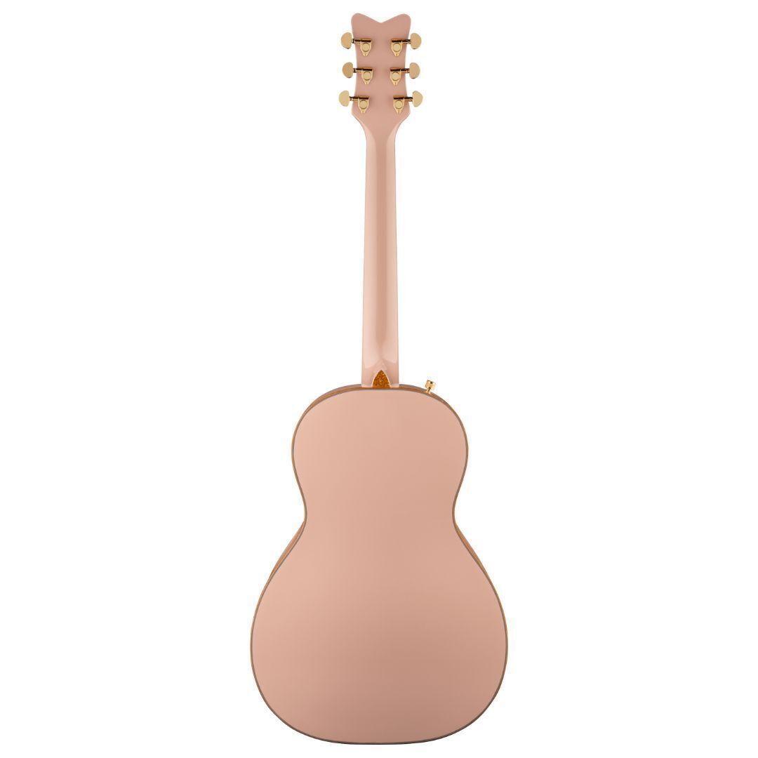 Gretsch G5021E Rancher Penguin Parlor Acoustic-Electric Guitar, Shell Pink