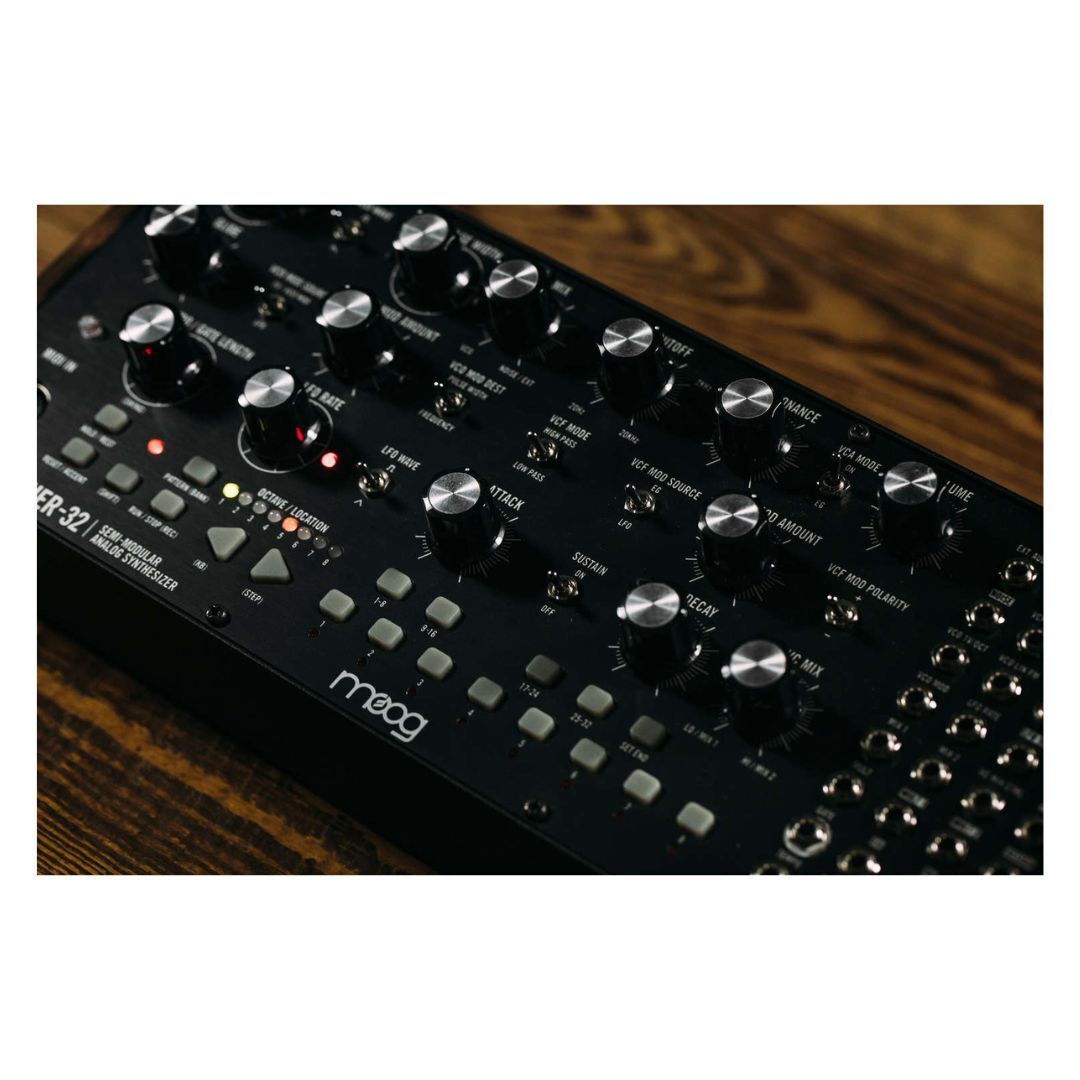 Moog Mother-32 Semi-Modular Eurorack Analog Synthesizer and Step Sequencer