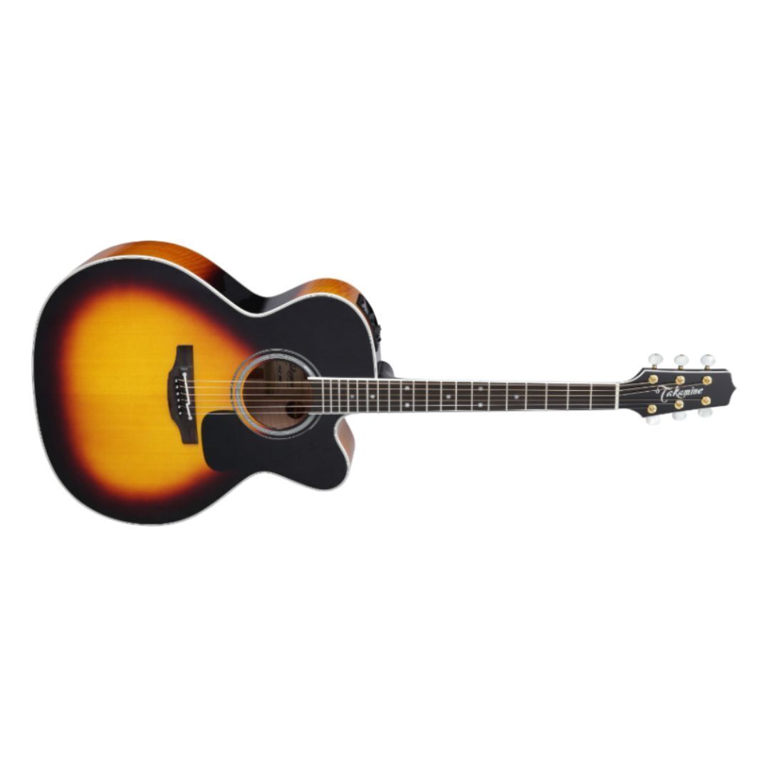 Takamine Made In Japan Jumbo Acoustic Electric Guitar (Flamed Maple Back/Sides)