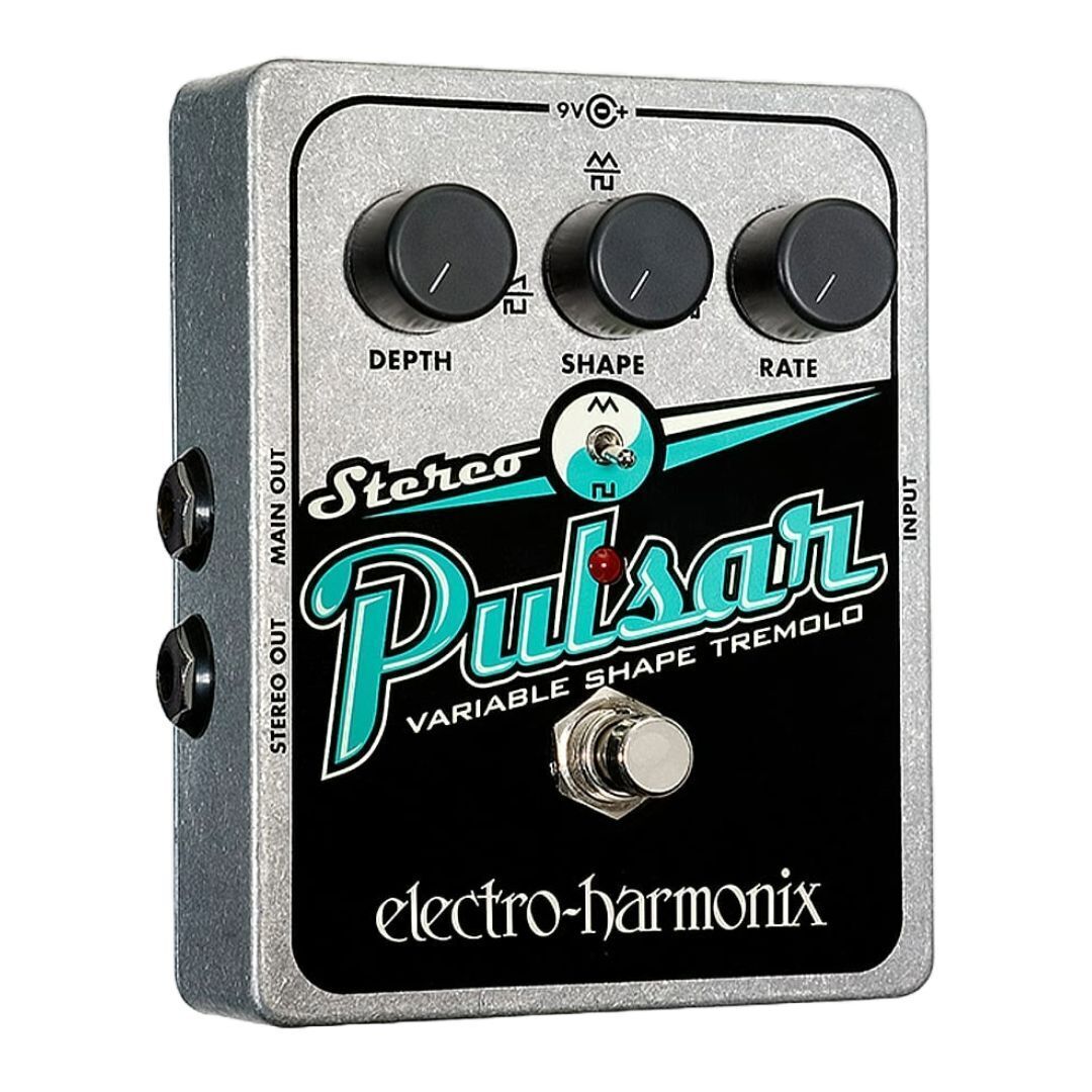 Electro Harmonix MSTEREOPULSAR Stereo Pulsar Variable Shape Analog Tremolo