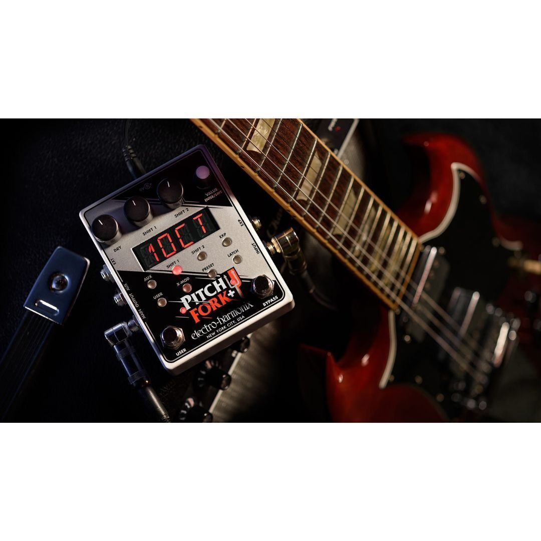 Electro-Harmonix Pitch Fork + Polyphonic Pitch Shifter Pedal