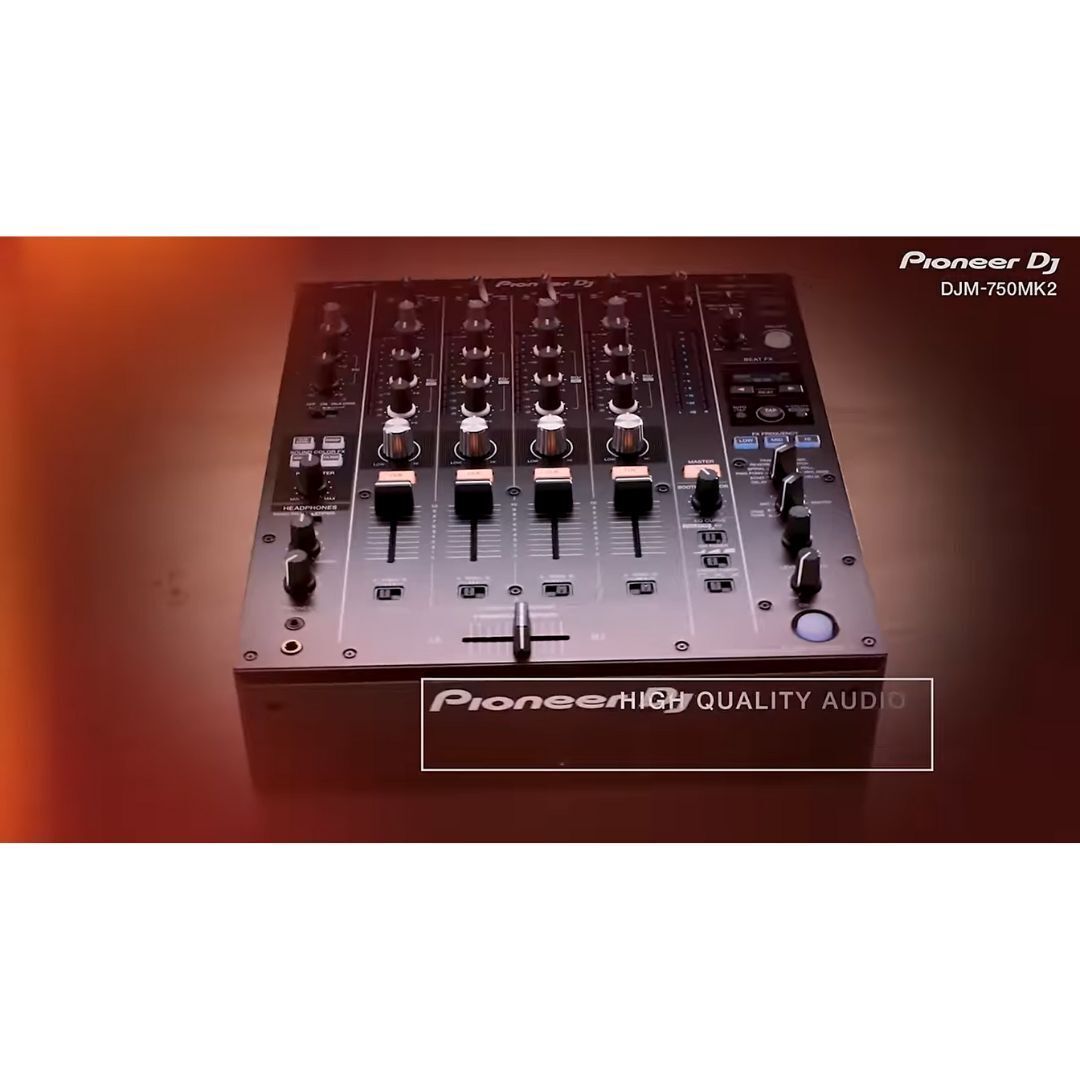 Pioneer DJ DJM-750MK2 4-Channel DJ Mixer