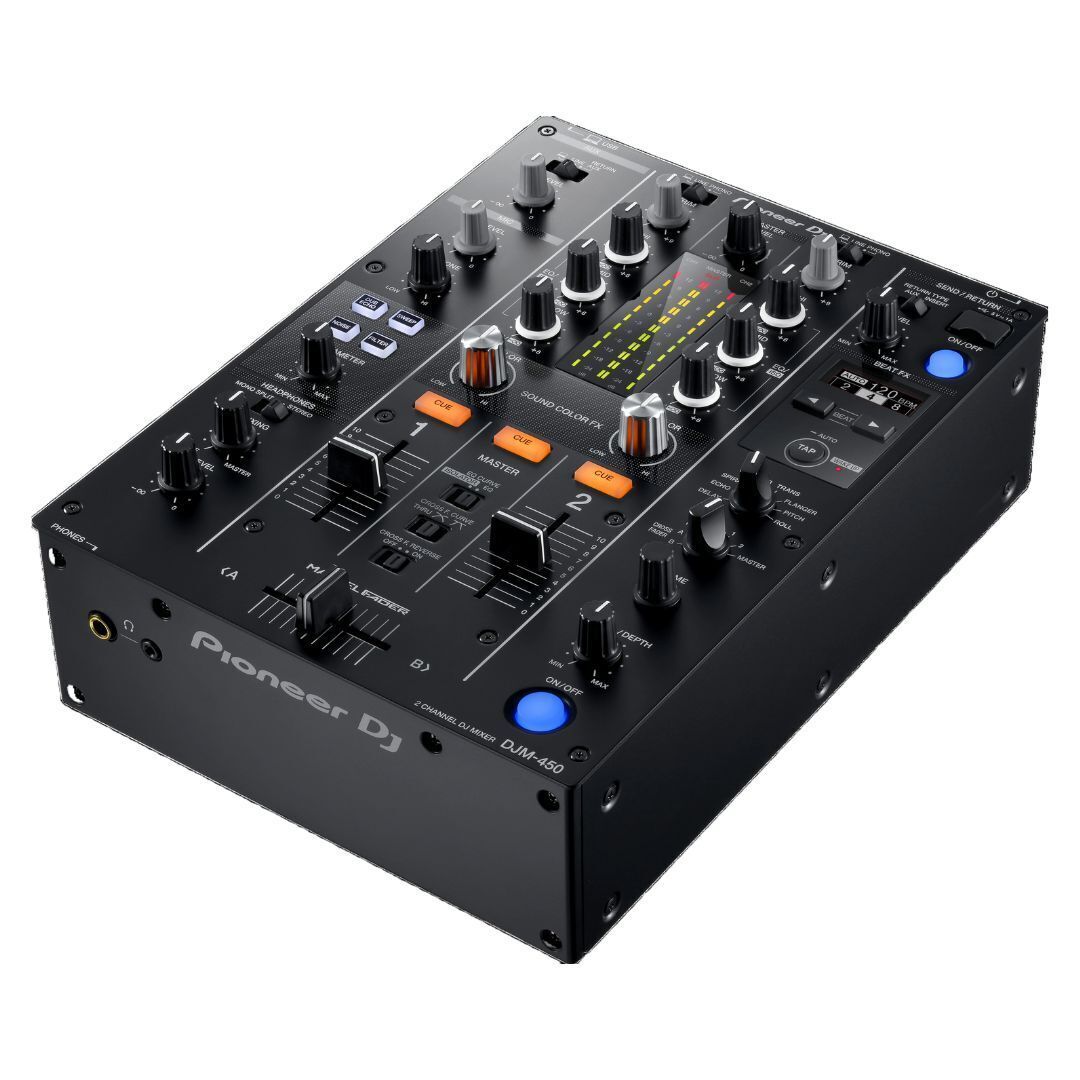 Pioneer DJ DJM-450 2-Channel DJ Mixer with FX