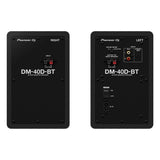 Pioneer DJ DM-40D 20W 4 in Desktop Active Monitor Speakers w Bluetooth (Black)