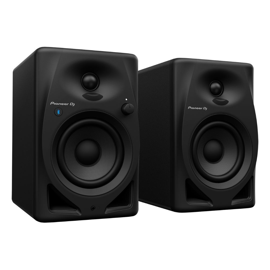 Pioneer DJ DM-40D 20W 4 in Desktop Active Monitor Speakers w Bluetooth (Black)