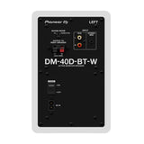 Pioneer DJ DM-40D 20W 4 in Desktop Active Monitor Speakers and Bluetooth (White)